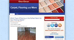 Desktop Screenshot of carpetflooringandmore.com